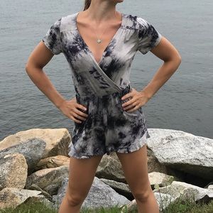 Rolla Coster Grey and Black Romper
